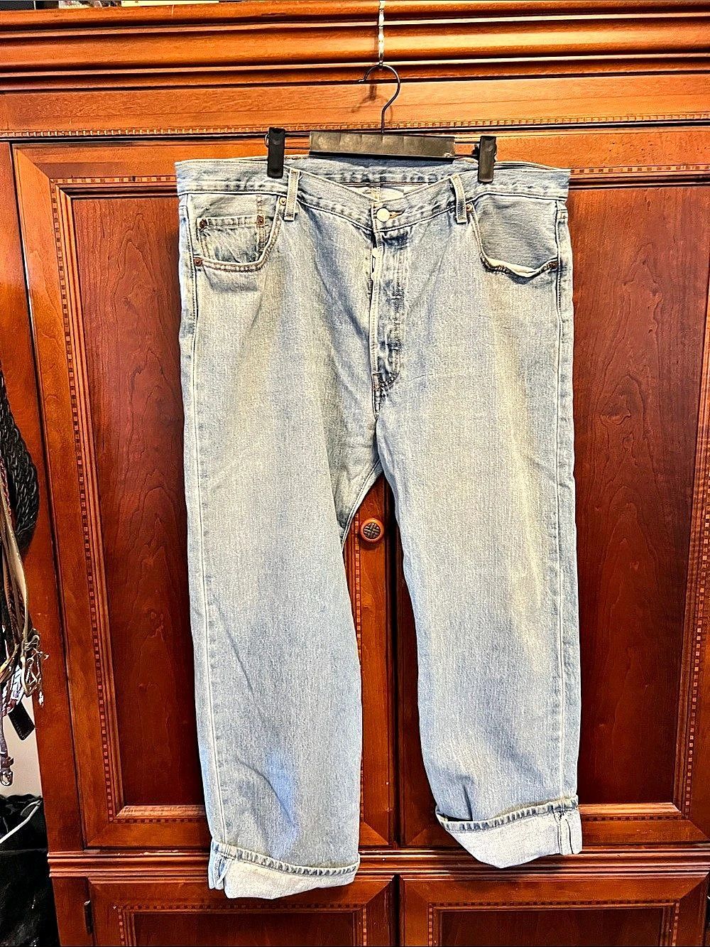 Levi's 505 501 Relaxed Jeans Blue Waist 42 x 30